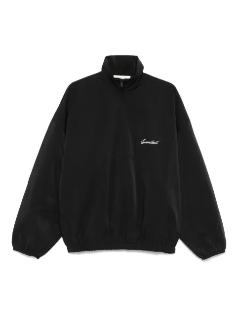 FEAR OF GOD ESSENTIALS logo-embroidered jacket Black 202SP256720F