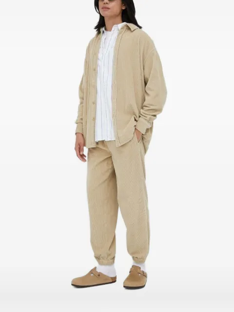 American Vintage Padow corduroy button-fastening shirt Neutrals MPADO06