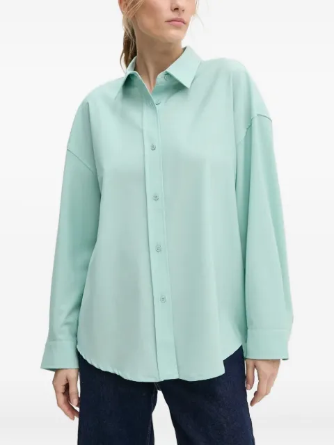 American Vintage button-down point-collar shirt Green DOA06AH24