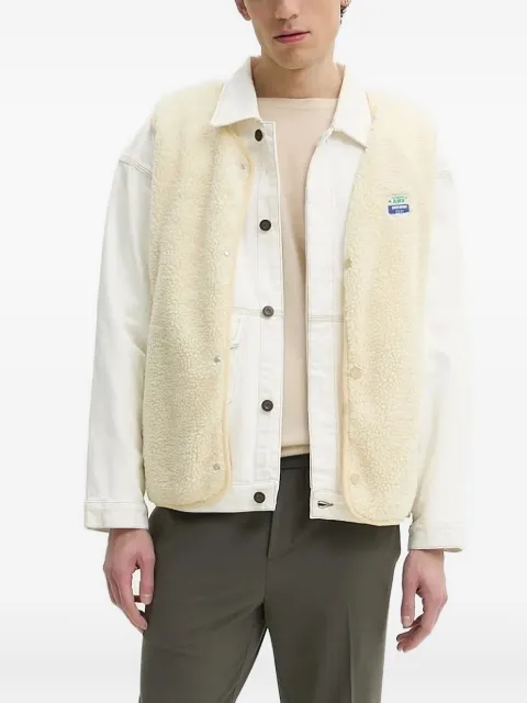 American Vintage Hoktown buttoned gilet Neutrals MHOK16AE25