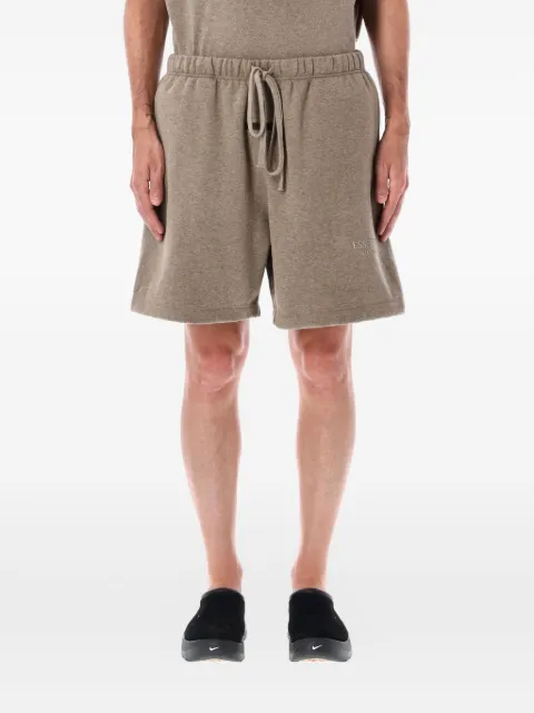FEAR OF GOD ESSENTIALS drawstring-waist fleece track shorts Brown 160SP252003F