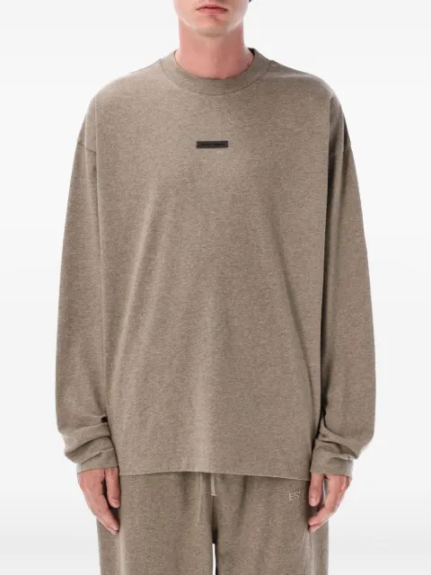 FEAR OF GOD ESSENTIALS long-sleeve T-shirt Brown 125SP254203F