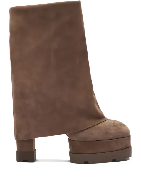 Casadei 120mm Nancy boots Brown 1S246Z1201RENNA