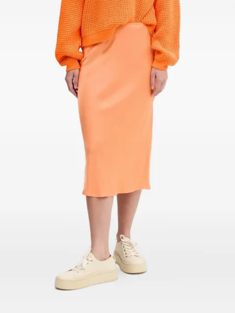 American Vintage Voogy bias-cut midi skirt Orange VOO13AE25