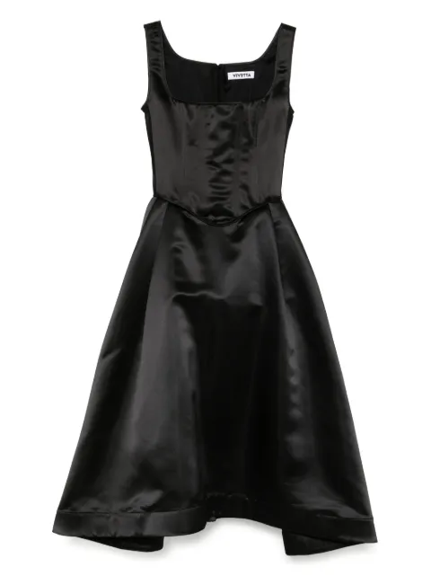 Vivetta bustier midi dress Black AB0150