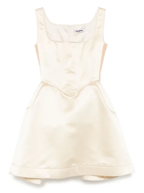 Vivetta bustier midi dress Neutrals ABV149