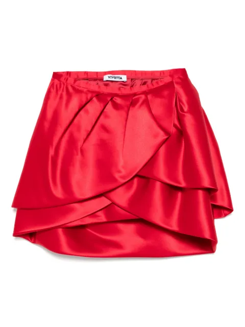 Vivetta a-line mini skirt Red GO0086