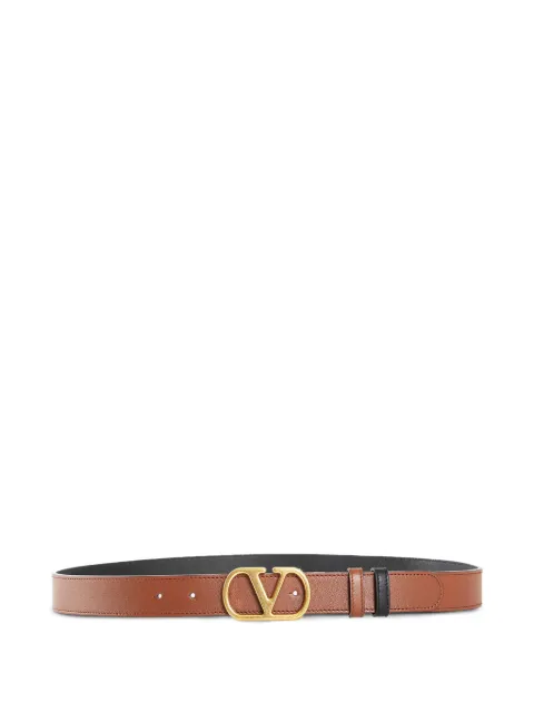 Valentino Garavani VLogo Signature reversible belt Neutrals YT0SQ3IYR