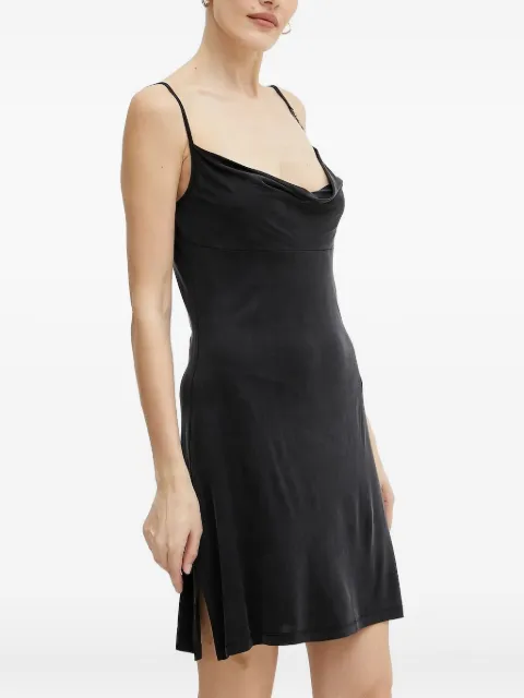 Versace Jeans Couture cowl-neck strap dress Black 78HAO936J0190