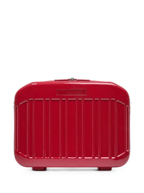 PIQUADRO glossy grooved bag Red BY6703PQL