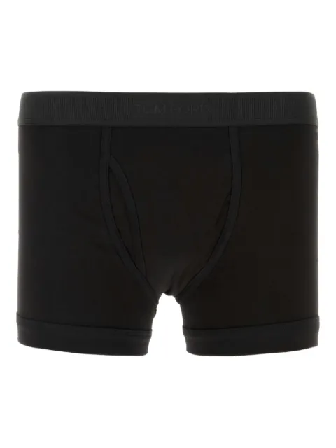 TOM FORD logo-waistband boxers Black T4LC32040