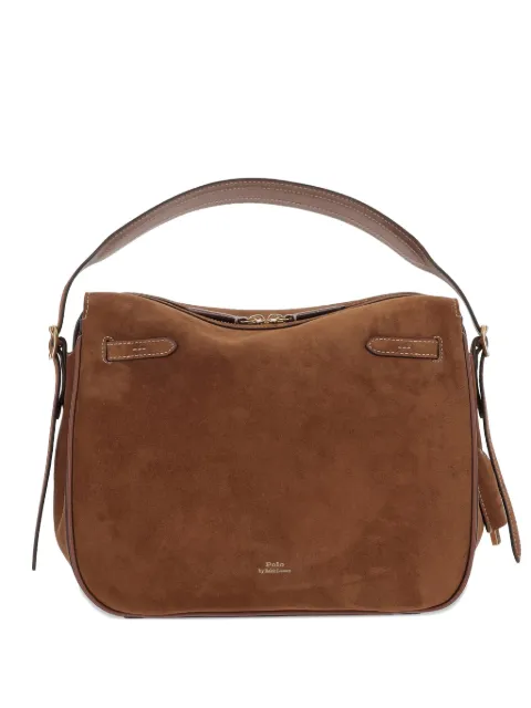 Polo Ralph Lauren Polo ID suede tote bag Brown 428962627001
