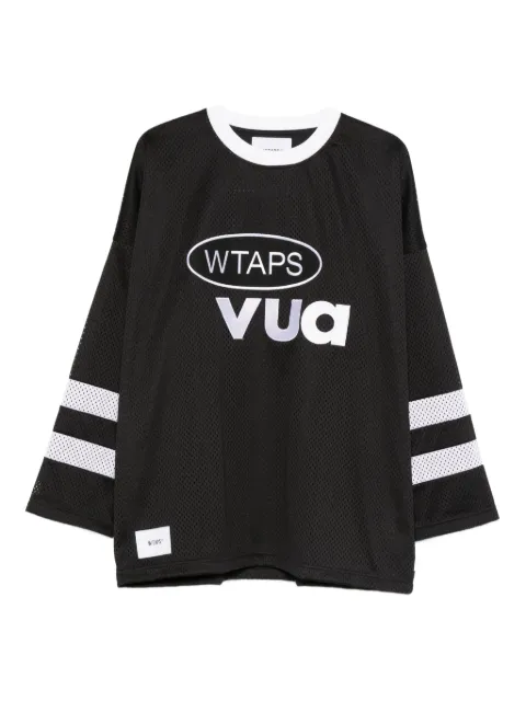WTAPS Netminder logo T-shirt Black 252ATDTCSM21