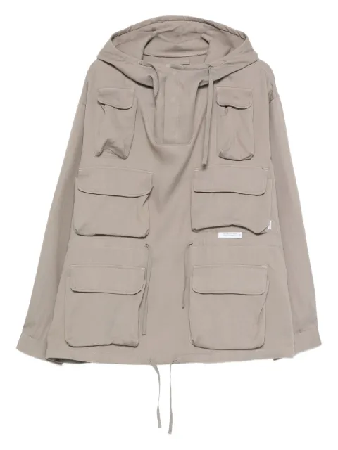 WTAPS multi-pocket hoodie Grey 252WVDTSHM04
