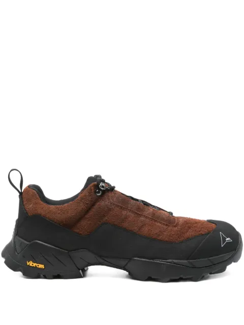 ROA suede zip trainers Brown NBUW1443LE187