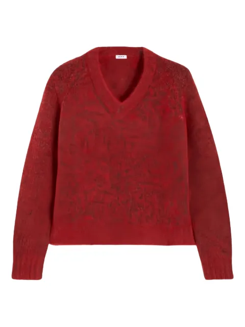ASPESI V-neck sweater Red W5P3344D58010301