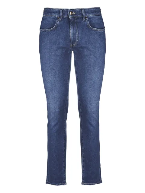 PT Torino logo-patch jeans Blue C5DP05Z0SH0210