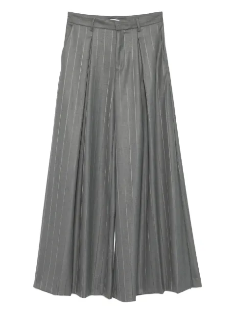 THE ANDAMANE pinstripe-pleated trousers Grey T180443BTNP254GREY