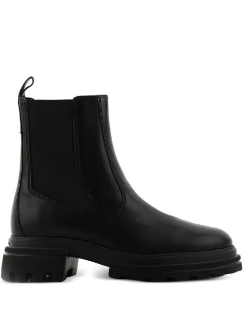 Hogan leather Chelsea boots Black HXW6740FM0I