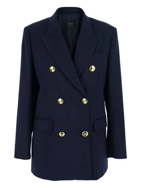 PINKO New Guinea double-breasted blazer Blue 105617A2S