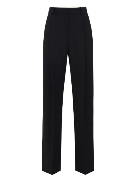 Elisabetta Franchi pleated crepe trousers Black PA12556E2