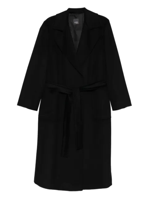 Marina Rinaldi Pirano belted pocket coat Black PIRANO2523016052600004