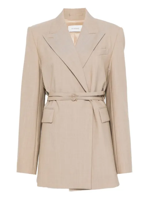 Sportmax belted blazer Neutrals 2522046051600