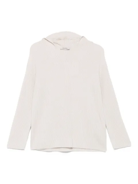 'S Max Mara ribbed hooded jumper Neutrals 2529366031600