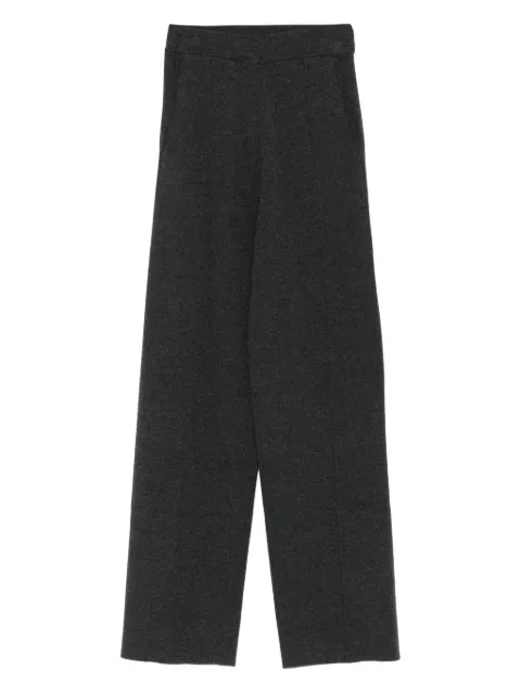 Max Mara flat-front side-pocket trousers Grey 2521336019600