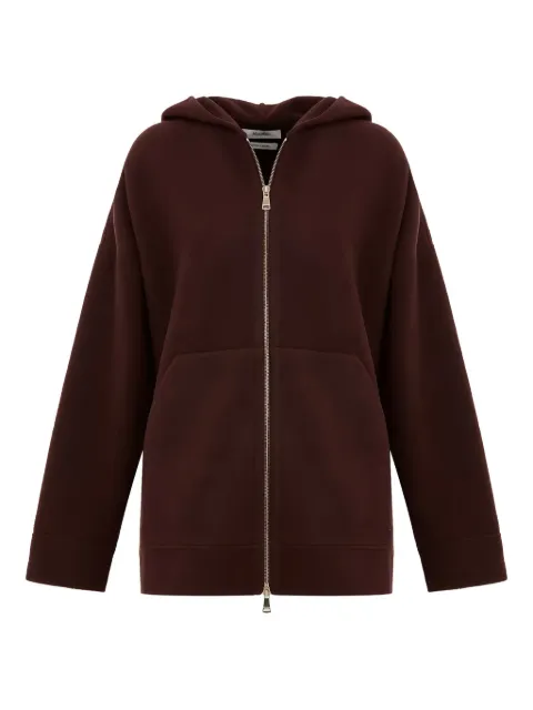 Max Mara hooded zip-up sweater Red 2521926012600