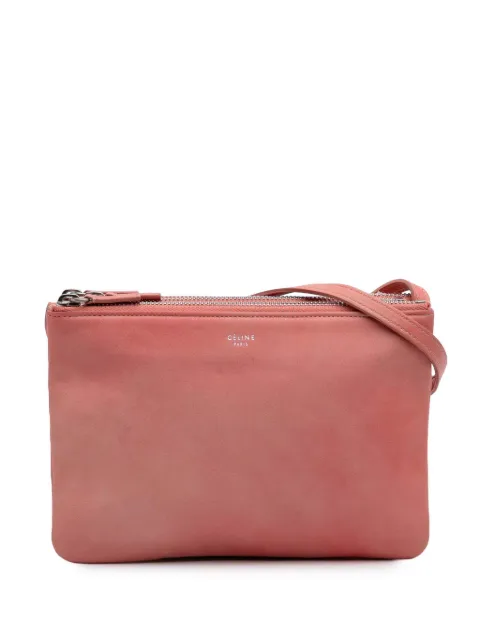Celine Pre-Owned 2018 Small Lambskin Trio crossbody bag Pink RGXF7JZAX3P6L4Y3
