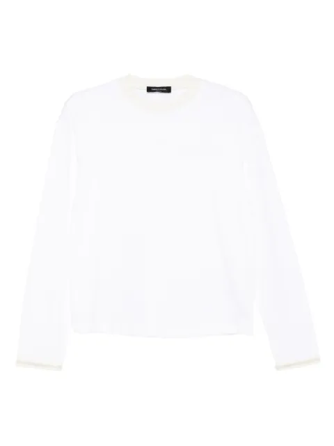 Fabiana Filippi embellished long-sleeve sweater White JED225F861L696