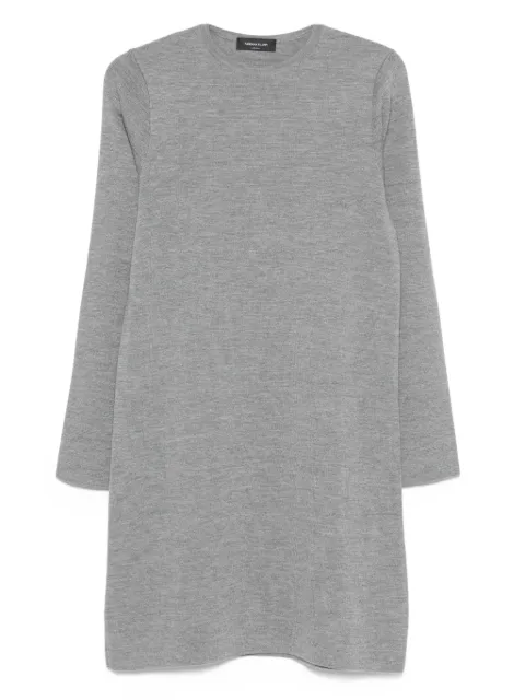 Fabiana Filippi crew-neck wool midi dress Grey ABD215F236D462