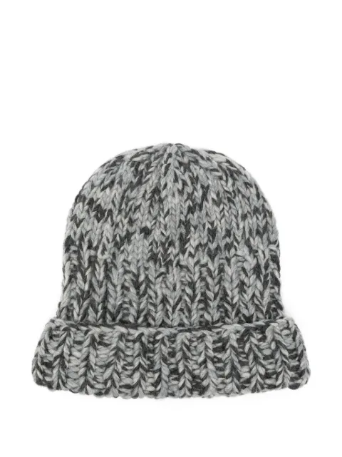 GANNI knitted hat Grey A6904