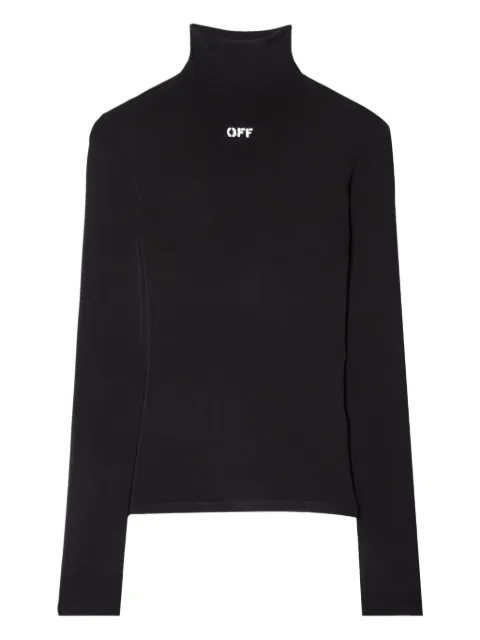 Off-White high-neck top Black OWAD122F23JER0011001