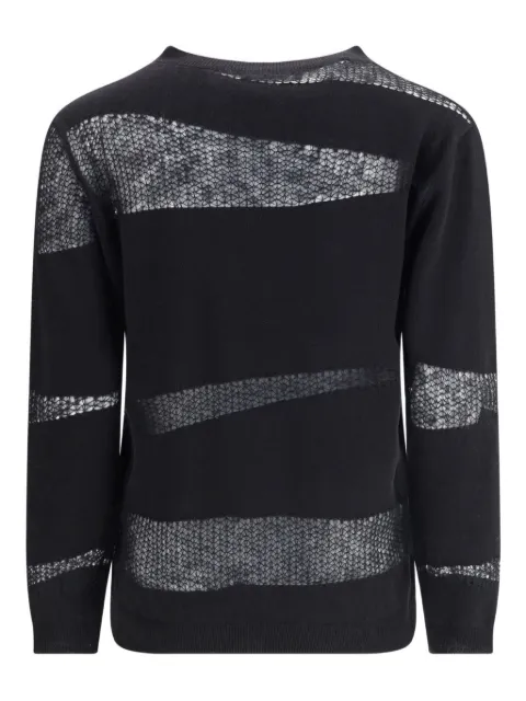 Fabiana Filippi mesh-inserts sweater Black MAD225F507L640825