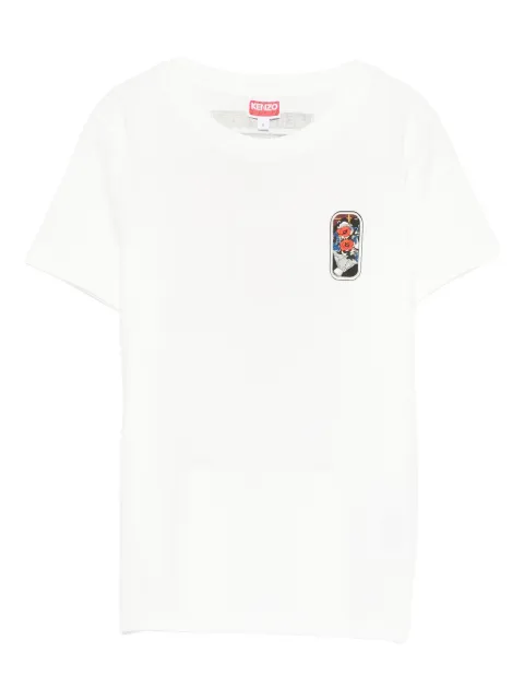 Kenzo graphic-print cotton top White FF62TS2524SO