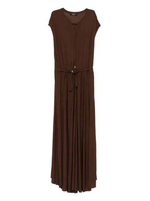 Fabiana Filippi drawstring maxi dress Brown ABD215F167D806