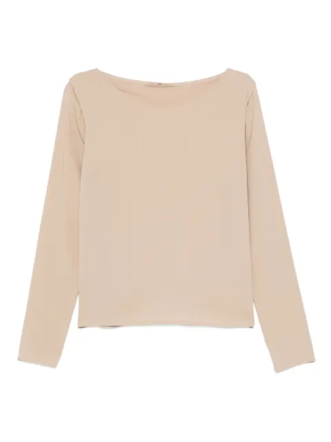 Ermanno Scervino boat-neck long-sleeve sweatshirt Brown D472L335WXW