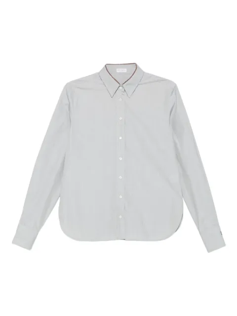 Brunello Cucinelli button-down pinstripe shirt Grey MA795NL906C054