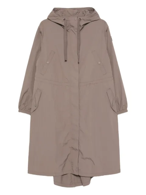 Kenzo hooded button-fastening coat Brown FF62OU1429NX