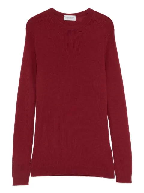 John Smedley ribbed sweater Red NOLAHRIBBED