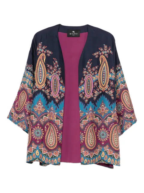 ETRO paisley-print jacket Blue WRCA0024AKB31