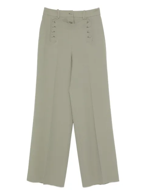 Ermanno Scervino button-fastening trousers Green D476P705ILM