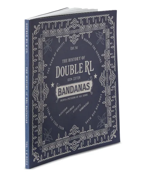 Ralph Lauren RRL Paper Bandana book Blue 690939751001