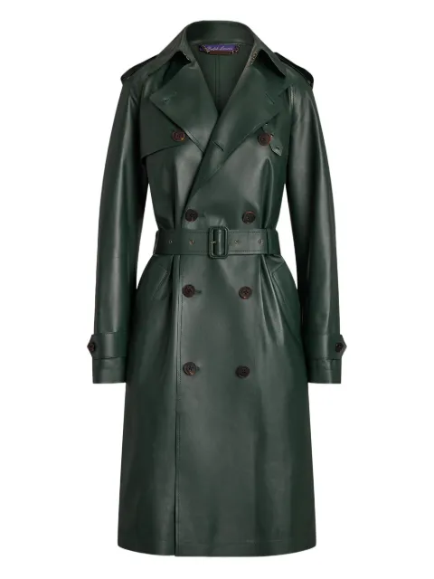Ralph Lauren Collection double-breasted coat Green 290P01991001