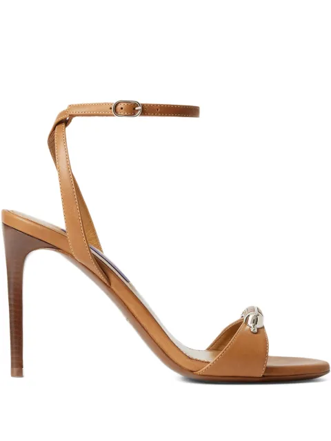 Ralph Lauren Collection ankle-strap heeled sandals Brown 800P02650001