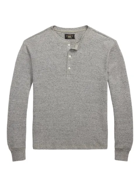 Ralph Lauren RRL waffle-knit jumper Grey 782973960002