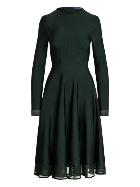 Ralph Lauren Collection long-sleeve ribbed midi dress Green 290981652001