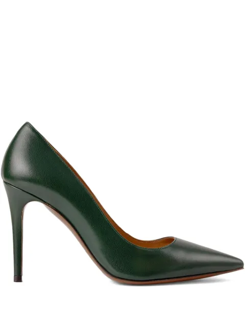 Ralph Lauren Collection 95mm Celia pointed-toe stiletto pumps Green 800969160003